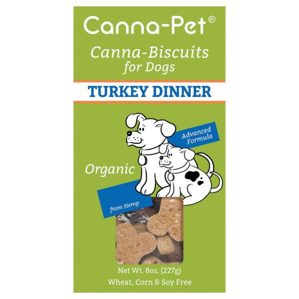 Canna-Biscuits for Dogs: Advanced Formula Turkey Dinner - Organic