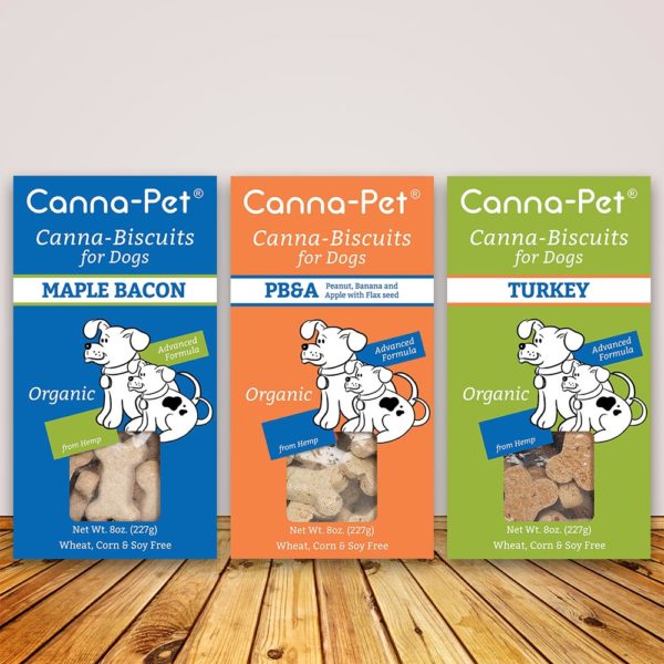 Package: Canna-PetÂ® Organic Biscuit Assortment - 3 Boxes Organic