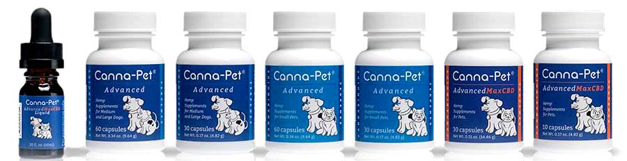 Canna-Pet capsules and liquid900