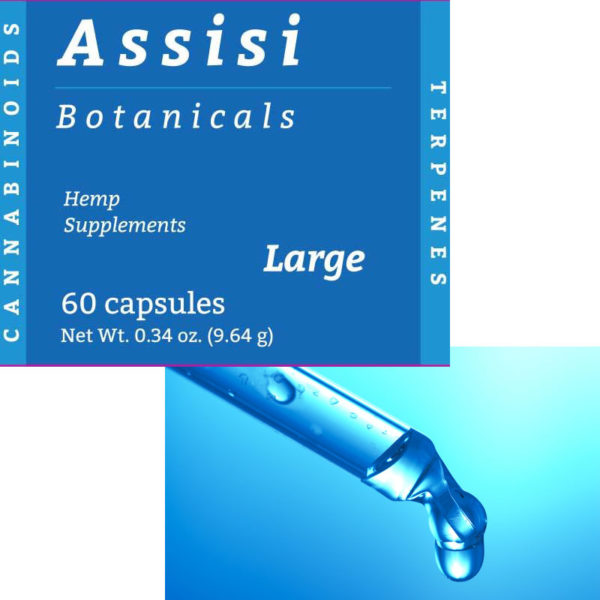 Package: Assisi 60 Large capsules + 10ml Advanced Max Liquid